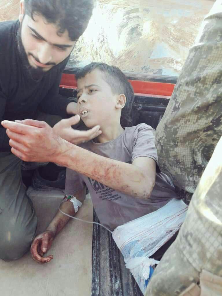 سوريا : إرهابيو “زنكي” يذبحون طفلاً من مخيم حندرات