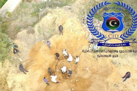 استخراج رفات 34 إثيوبيا أعدمهم “داعش” في ليبيا – موقع قناة المنار – لبنان