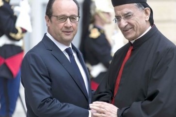 التقى البطريرك الراعي الرئيس الفرنسي خلال زيارته لبنان