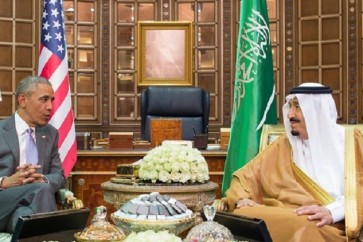 الرئيس الأمريكي باراك أوباما والملك السعودي سلمان بن عبدالعزيز