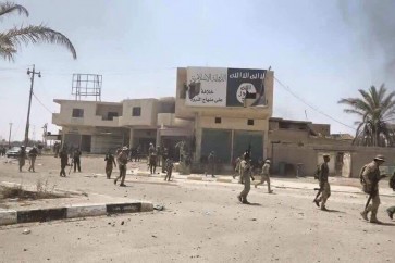 القوات العراقية والحشد الشعبي في الفلوجة