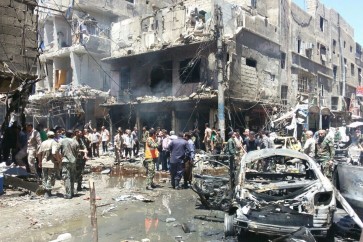 تفجيرين ارهابيين استهدفا منطقة السيدة زينب (ع) جنوب دمشق