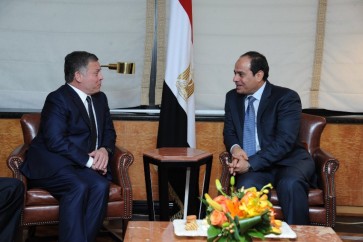 لقاء بين الرئيس المصري عبدالفتاح السيسي والملك الأردني عبدالله