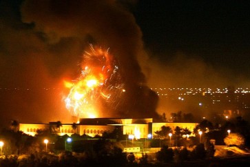 صورة من القصف الأميركي للعراق ابان الغزو عام 2003