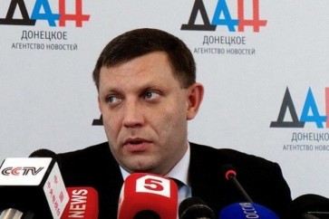 رئيس جمهورية دونيتسك الشعبية ألكسندر زاخارتشينكو