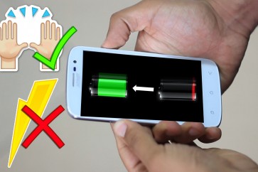 اشحن هاتفك باستعمال يدك بدون كهرباء في دقيقة واحدة