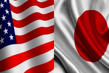 علم اميركا واليابان
