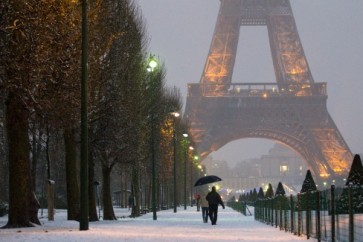 الثلوج في فرنسا