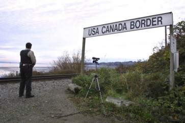 الحدود-الكندية-الامريكية