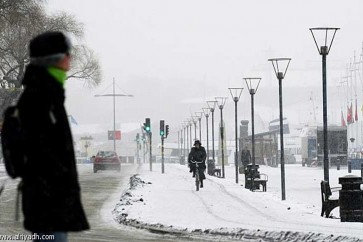 اول تساقط للثلوج في بافاريا يتسبب في مئات الحوادث