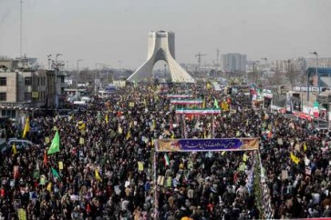 مسيرات ذكرى انتصار الثورة الاسلامية الايرانية