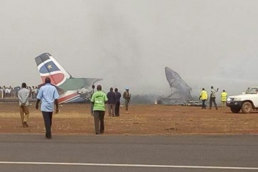14 مصابا في تحطم طائرة جنوب السودان