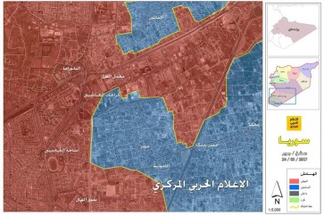 بالخريطة ..وضعية جوبر والقابون بعد استعادة الجيش السوري السيطرة على النقاط التي دخلها المسلحون خلال الأيام الماضية