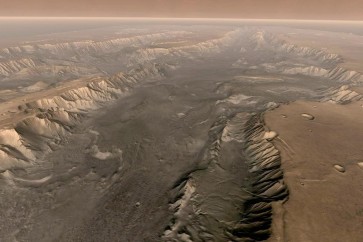 صورة أرشيفية لسطح كوكب المريخ