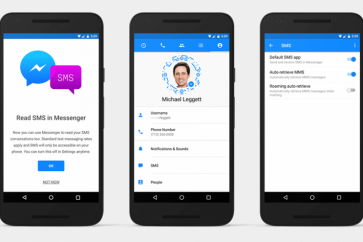 فيس بوك مسنجر على أندرويد يضيف دعم الرسائل القصيرة SMS