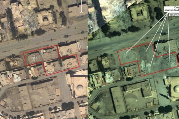 وزارة الدفاع الروسية تنشر صورة تبين نتائج الضربة الجوية