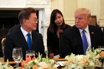 ترامب ورئيس كوريا الجنوبية