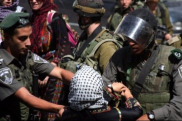 اعتقال فتاة فلسطينية
