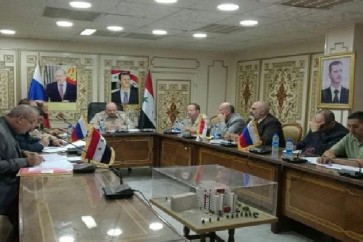اجتماع عبر سكايب في درعا بين لجان المصالحة بالمنطقة الجنوبية ومركز حميميم الروسي لتنسيق المصالحة