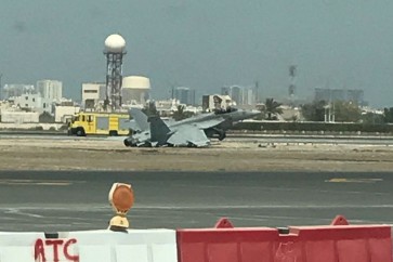 ارتطام طائرة اميركية بأرض مطار البحرين