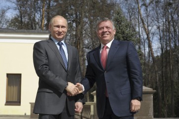 الملك الاردني والرئيس الروسي