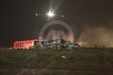 حريق في طائرة خاصة في تركيا