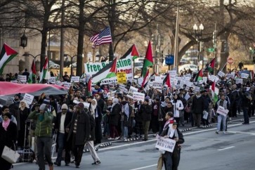 الآلاف يتظاهرون في واشنطن رفضًا لقرار ترامب بشأن القدس