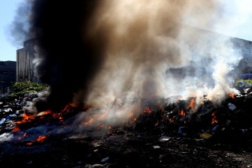 حرق النفايات في لبنان