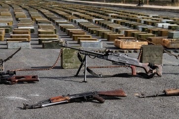 ضبط اسلحة كانت تتجه إلى الارهابيين في الغوطة الشرقية