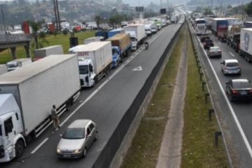 اضراب الشاحنات في البرازيل