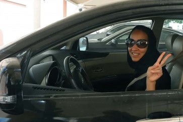 قيادة المراة للسيارة في السعودية