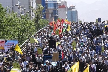 انطلاق مسيرات يوم القدس العالمي في طهران وسائر المدن الايرانية