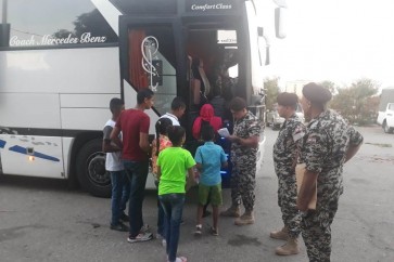 الامن العام يشرف على عودة النازحين السوريين الى بلادهم