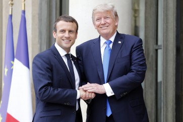 ترامب ماكرون