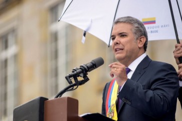 الرئيس الكولومبي إيفان دوكي