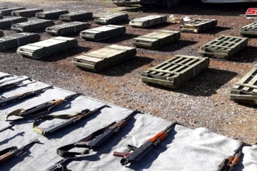 أسلحة وذخائر بعضها بريطاني من مخلفات المسلحين في ريفي القنيطرة ودمشق