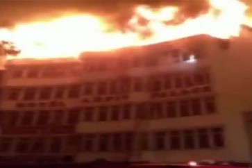 حريق فندق في نيودلهي