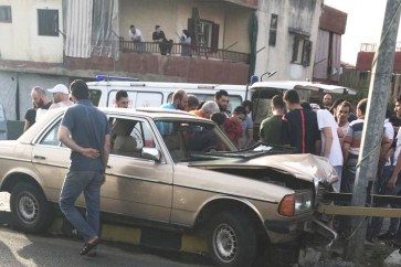 جريحان باصطدام سيارة بعمود انارة في بخعون الضنية