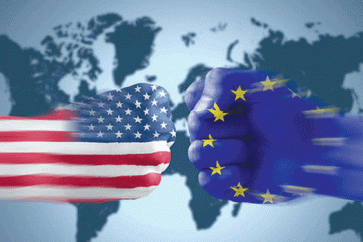 توتر العلاقة بين الولايات المتحدة الاميركية والاتحاد الاوروبي