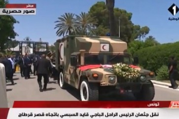 تونس تشيع جثمان رئيسها الباجي قايد السبسي