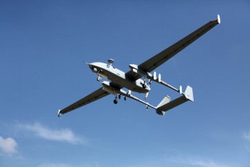 Caption;
Australian Heron in flight.
The first Australian-leased Heron Unmanned Aerial Vehicle has begun operations supporting Australian troops in Afghanistan.
Mid Caption;
Under Project Nankeen, the Defence Material Organisation has signed a contract with MacDonald, Dettwiler and Associates Ltd (MDA) to provide Heron Unmanned Aerial System services which will deliver high resolution intelligence, surveillance and reconnaissance (ISR) capability supporting ADF operations in Afghanistan.The Heron UAS uses leading edge technology to boost force protection by providing ground commanders with ongoing, real time situational awareness.The Herons long endurance characteristic enhances the ADFs other operational ISR capabilities in Afghanistan, which currently include RAAF AP-3C Orions and Armys Scan Eagle tactical UAV.A small Royal Australian Air Force detachment has been preparing for the delivery of the Australian Heron, by working with the Canadian Heron detachment at Kandahar airfield, drawing on the Canadians operational knowledge, experience and facilities.