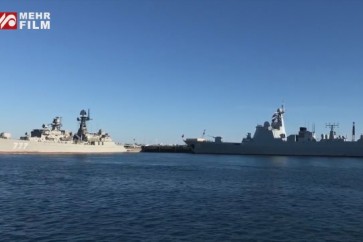 المناورات البحرية الروسية الصينية الايرانية المشتركة في بحر عمان والمحيط الهندي