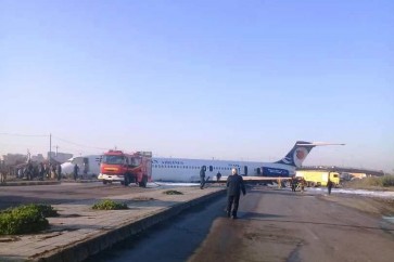 خروج طائرة ركاب في مطار ماهشهر عن المدرج دون وقوع اصابات