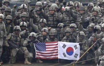 الجيش الاميركي والكوري الجنوبي