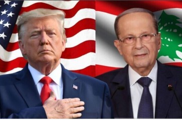 الرئيس الأمريكي دونالد ترامب والرئيس اللبناني ميشال عون