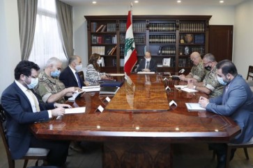 عون ترأس اجتماعا للوفد اللبناني المفاوض