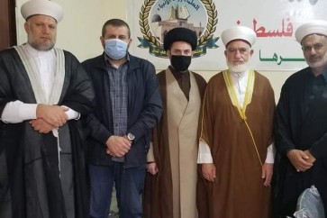 مجلس علماء فلسطين استقبل وفدا من حزب الله مهنئا بالمولد