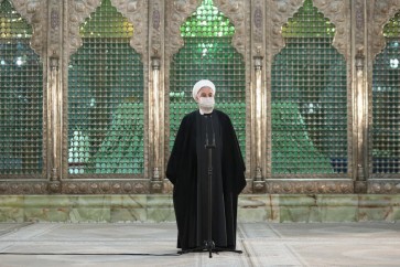 الرئيس روحاني يزور مرقد الامام الخميني (رض)