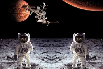 Astronauts on Moon