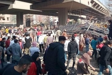 سقوط جسر بالقاهرة